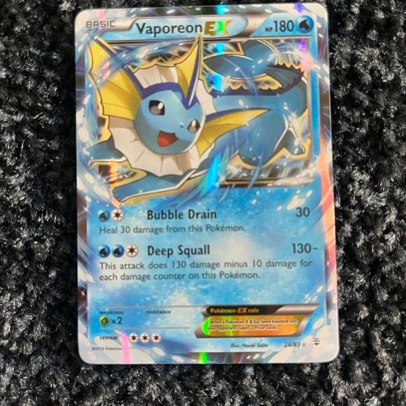 Vaporeon EX Single - Picture 1 of 4